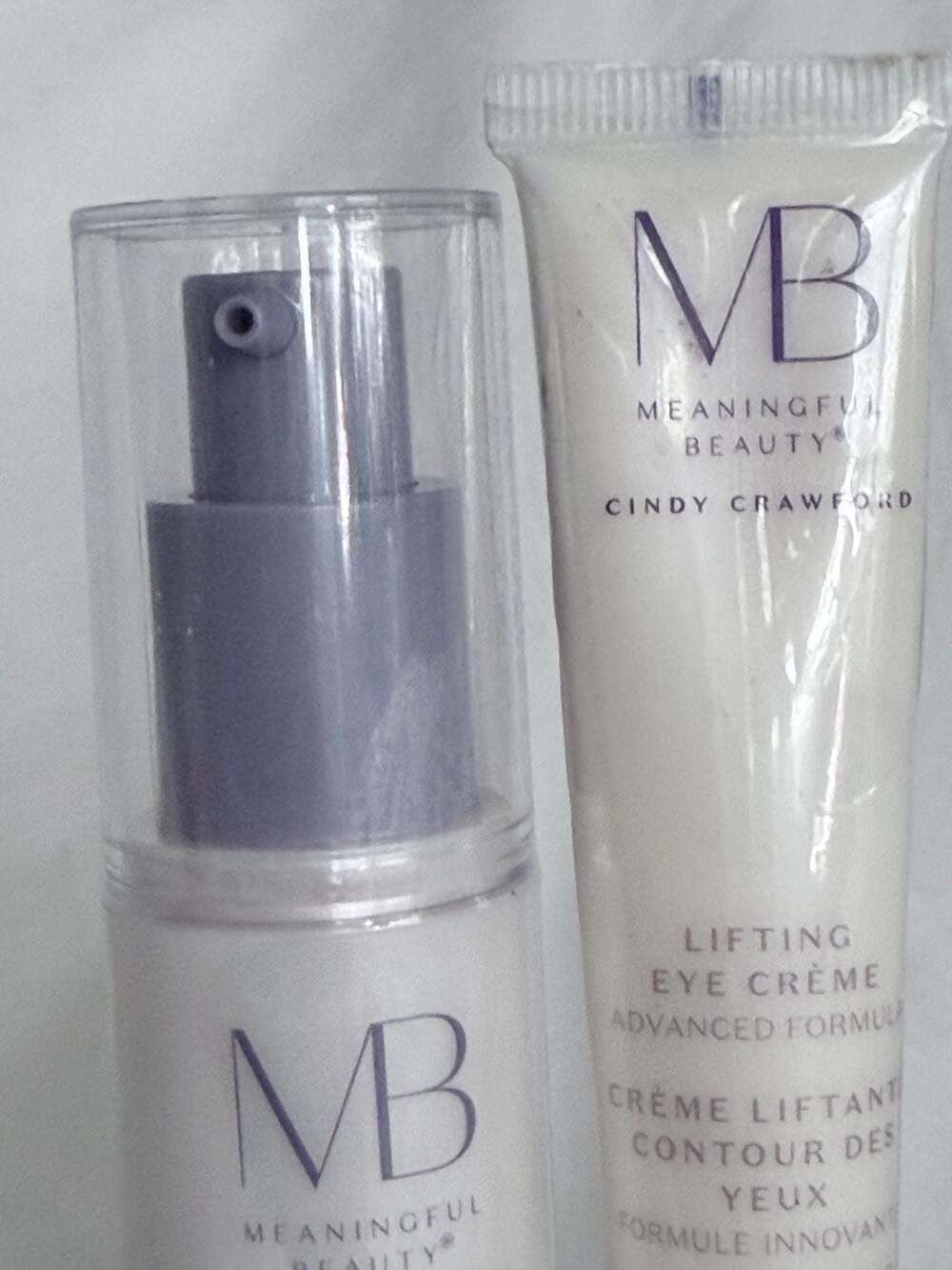Meaningful Beauty Cindy Crawford Glowing Serum & Lifting Eye Crème Skincare Bund - Picture 5 of 9